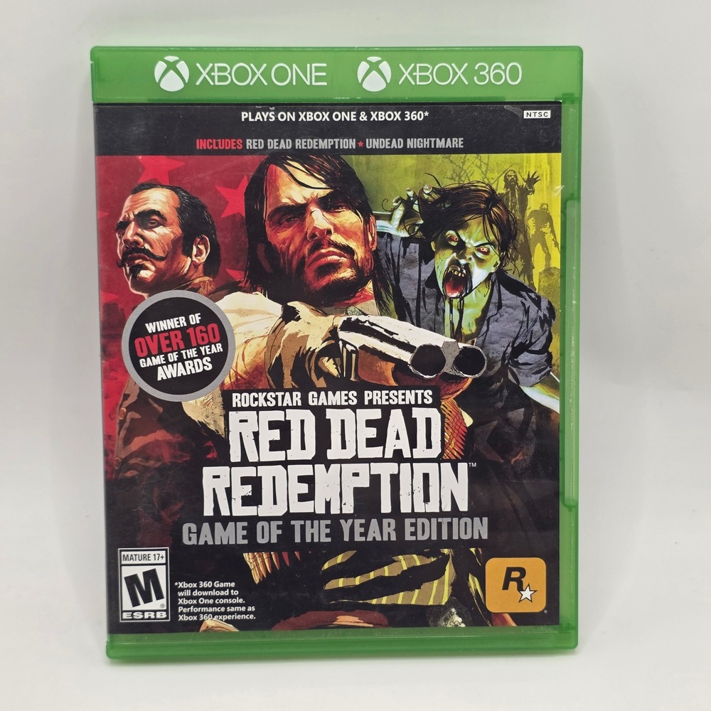 Rockstar Red Dead Redemption GOTY Xbox One 360 Undead Nightmare Western Game